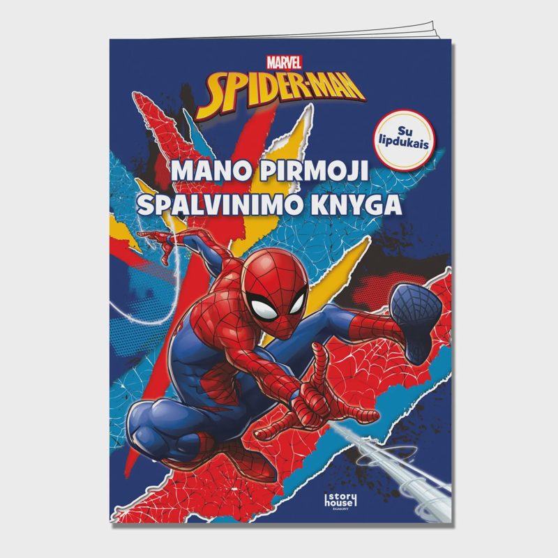Spalv. kn. SPIDER-MAN. MANO PIRM. SP. KN.