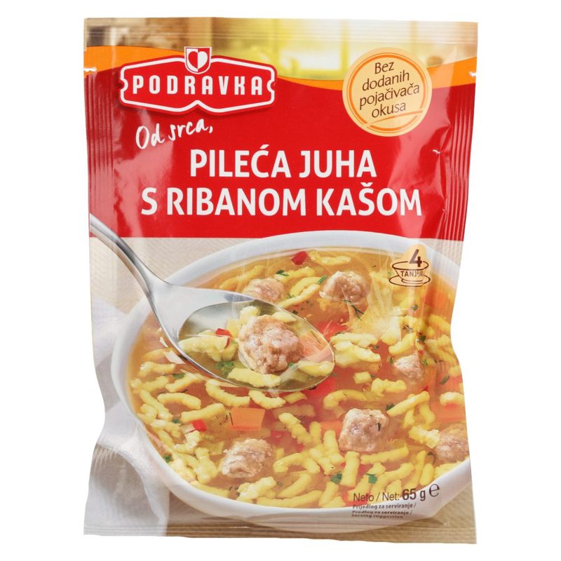 Podravka pileća juha s ribanom kašom 65 g