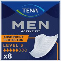 Tena Men Επιθέματα Ακράτειας Level 3 - 8 τεμ