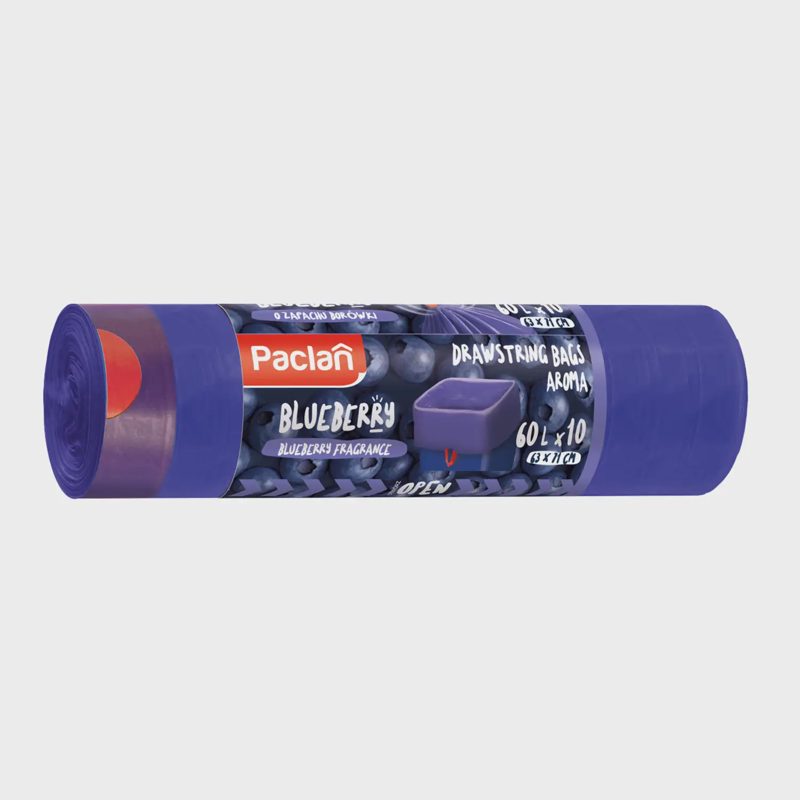 Šiukšlių maišai PACLAN aroma 60L/10vnt