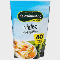 Κωστόπουλος Πίκλες Με 40% Λιγότερο Αλάτι 300gr