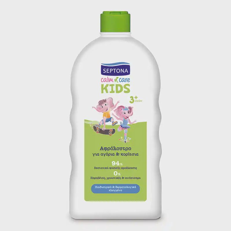 Septona Kids Calm N' Care Παιδικό Σαμπουάν & Αφρόλουτρο Για Αγόρια & Κορίτσια 750ml.
