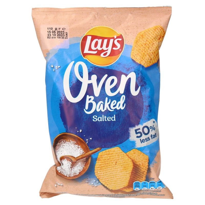 Lay's kemencében sütött sózott burgonyasnack 110 g