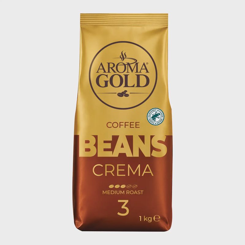 Kavos pupelės AROMA GOLD CREMA, 1 kg