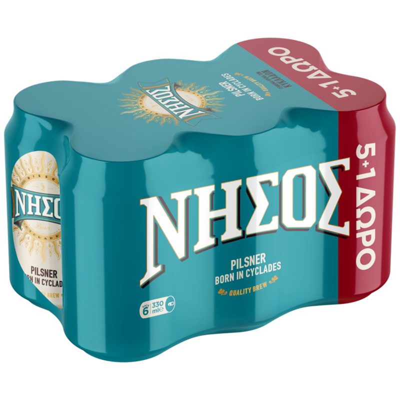 Εζα Pilsner Μπίρα Κουτί 330ml 5+1 Δώρο