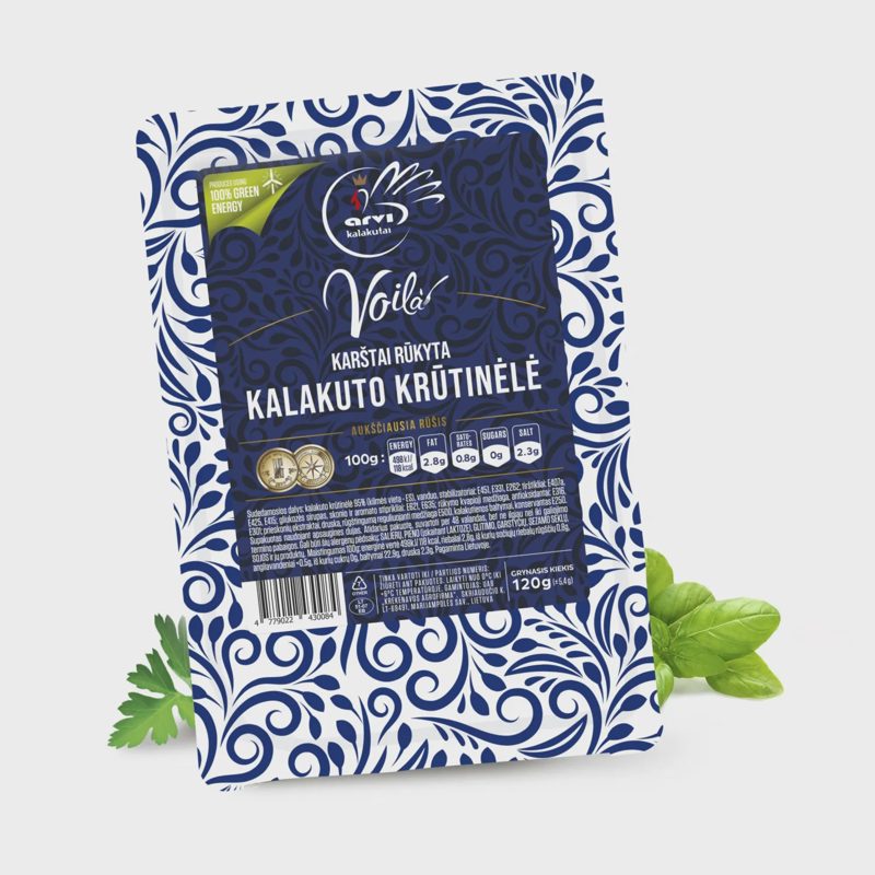 Karštai rūkyta kalakutų krūtinėlė VOILA, 120g