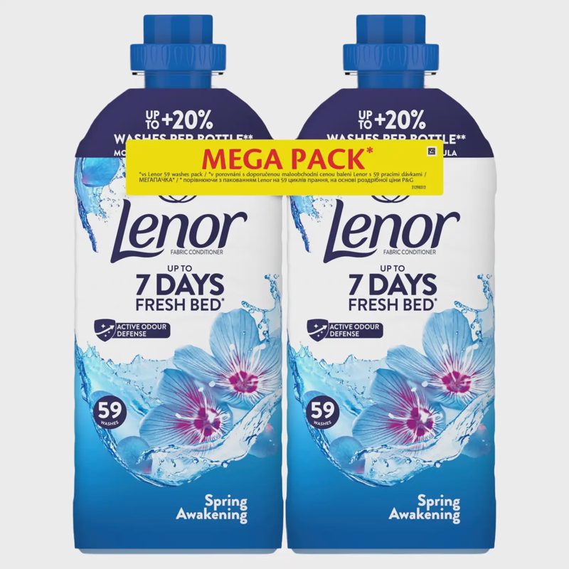 Aud. minkš. LENOR AWAK., 2x59 sk., 2x1239 ml