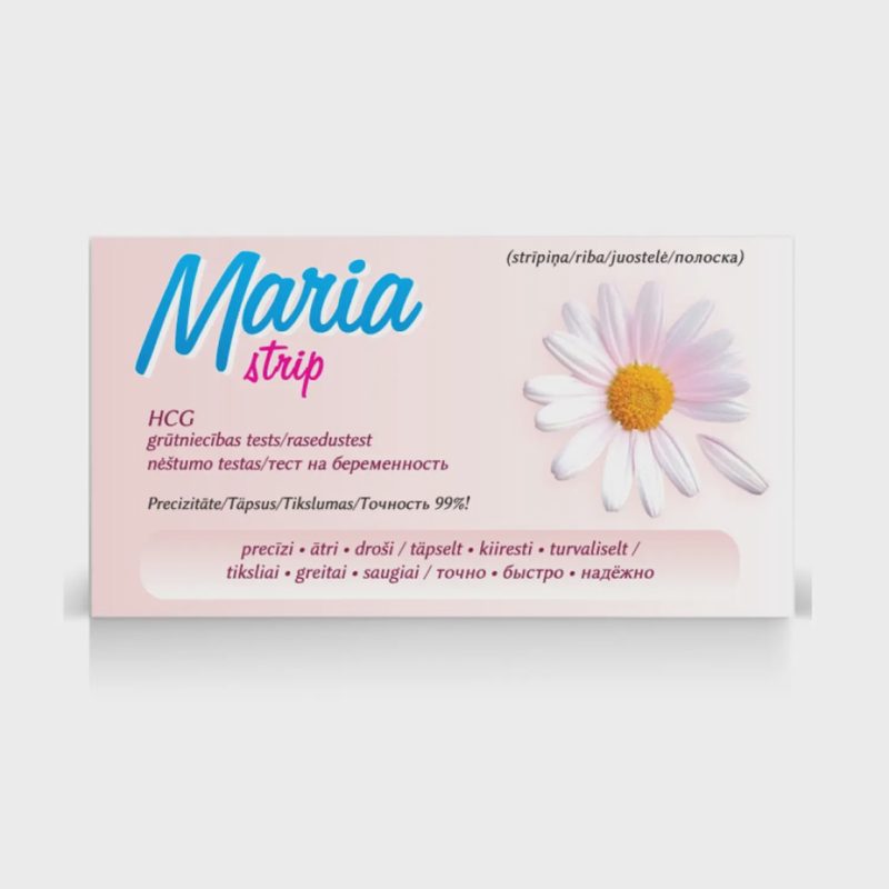 Test.nėštumui nustatyti MARIA STRIP 1vnt