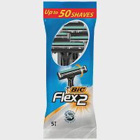 Bic Flex2 Ξυραφάκια Χρήσης Pivot Comfort 5τεμ
