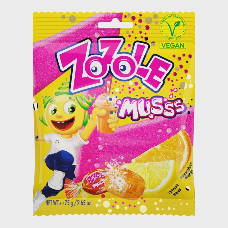 Saldainiai ZOZOLE ORANGE & LEMON, 75 g
