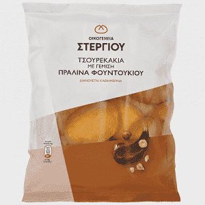 Οικογένεια Στεργίου Τσουρεκάκι Πραλίνα 360gr