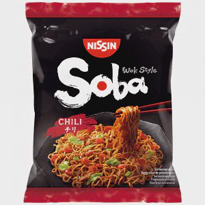 Nissin Soba Noodles Chili 111gr