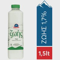 Όλυμπος Γάλα Ζωής 1,7% Λιπαρά 1,5lt