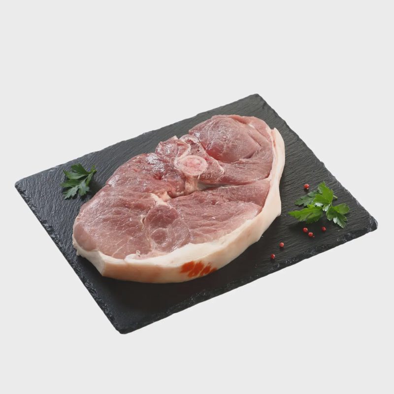 Atšaldytas kiaulienos kumpis su kaulu, 1 kg