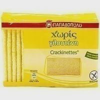 Παπαδοπούλου Crackinettes Χωρίς Γλουτένη 100gr