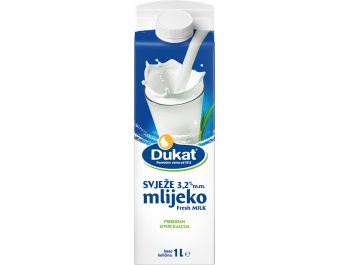 Dukat Mlijeko velebitskih pašnjaka svježe 3.2% m.m. 1 L