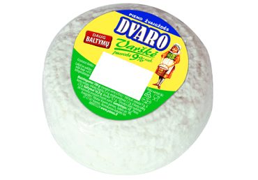 DVARO varškė, 9 % rieb., 1 kg