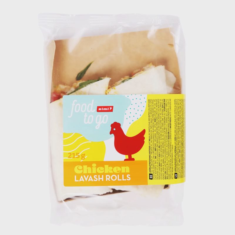 Lavašas su kepta vištiena RIMI EXPRESS, 215 g