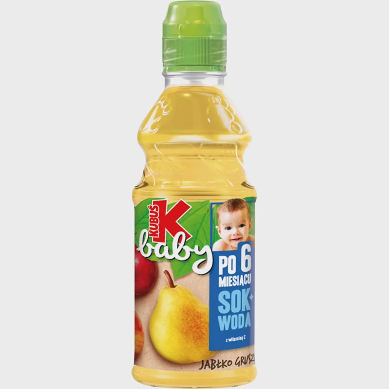 Ob. kr. gėr. KUBUŠ BABY, 100 %, 6 +, 0,3 l