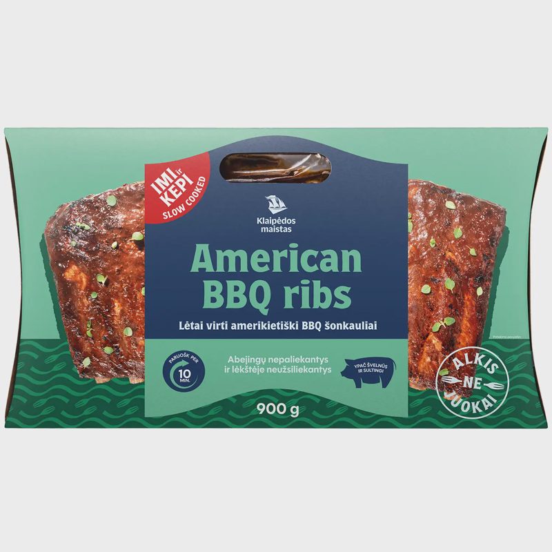 Amerikietiški BBQ šonkauliai RAKVERE, 900g