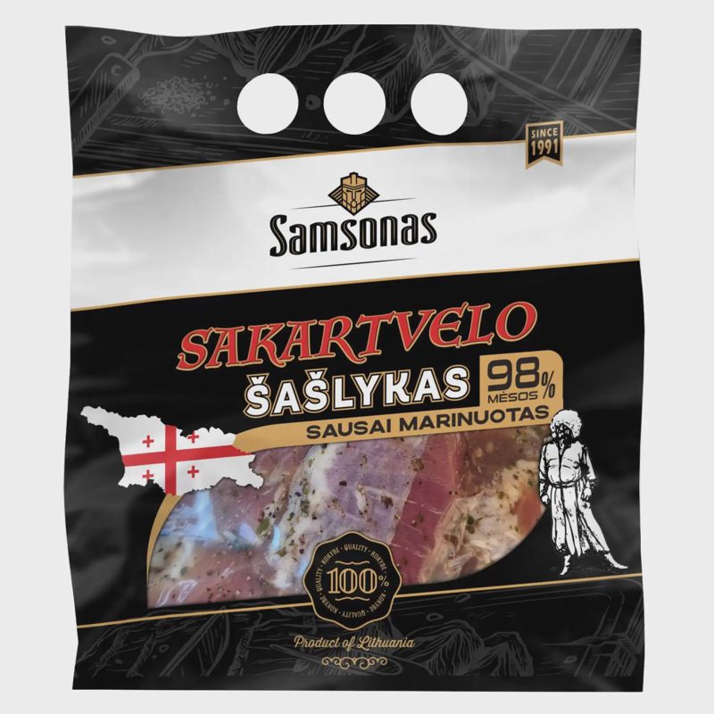 Atšald. SAMSONO kiaul.šašl. SAKARTVELO, 800 g