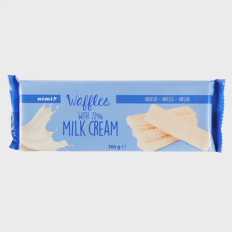 Vafliai su pieniniu kremu RIMI, 180 g