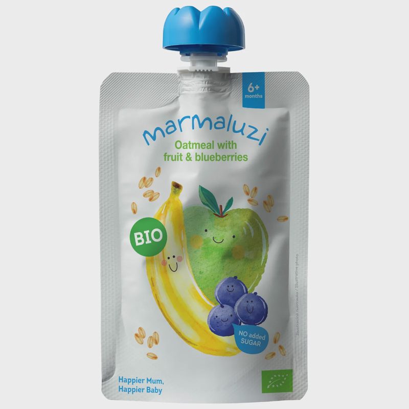 Ekol. ob., avižų košė MARMALUZI, 6 mėn., 90 g