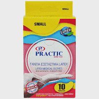 Practic Γάντια Latex Χωρίς Πούδρα Small 24/10τεμ