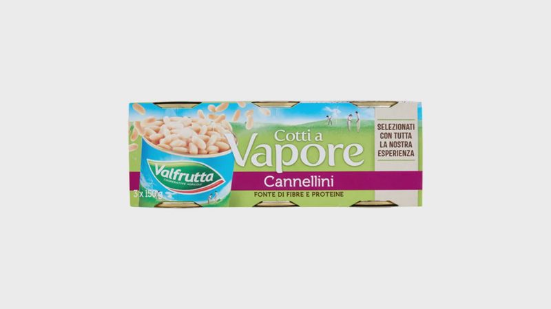 Valfrutta Cotti a Vapore Cannellini 3 x 150 g