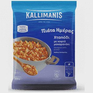 Kallimanis Πιάτα Ημέρας Χταπόδι Με Κοφτό Μακαρονάκι Κατεψυγμένο 300gr
