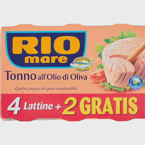 TONNO RIO MARE O/O 4+2 x 80g