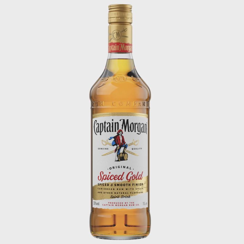 Sp. gėrim. CAPTAIN MORGAN SPICED GOLD, 35%,1l