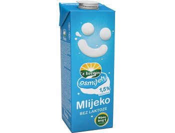 Z bregov Mlijeko bez laktoze 1,5% m.m. 1 l