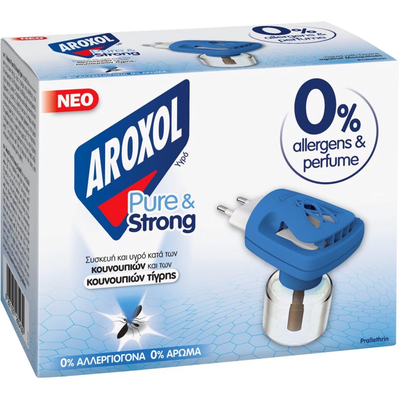 Aroxol Pure & Strong Liquid Refill Against Mosquitoes 2x25 ml