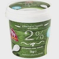 My Gusto Γιαούρτι Στραγγιστό 2% Λιπαρά 1kg