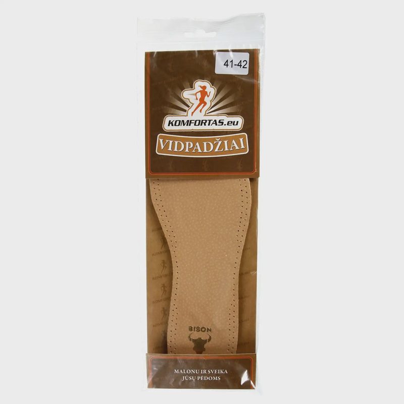 Vidpadžiai odiniai rudi W-01S 41-42