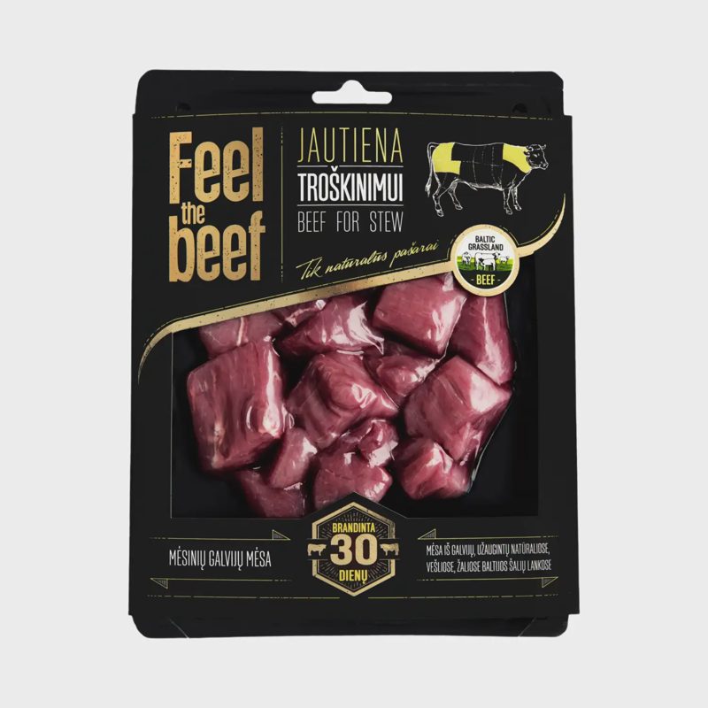 Br. jautiena troškinimui FEEL THE BEEF, 400 g