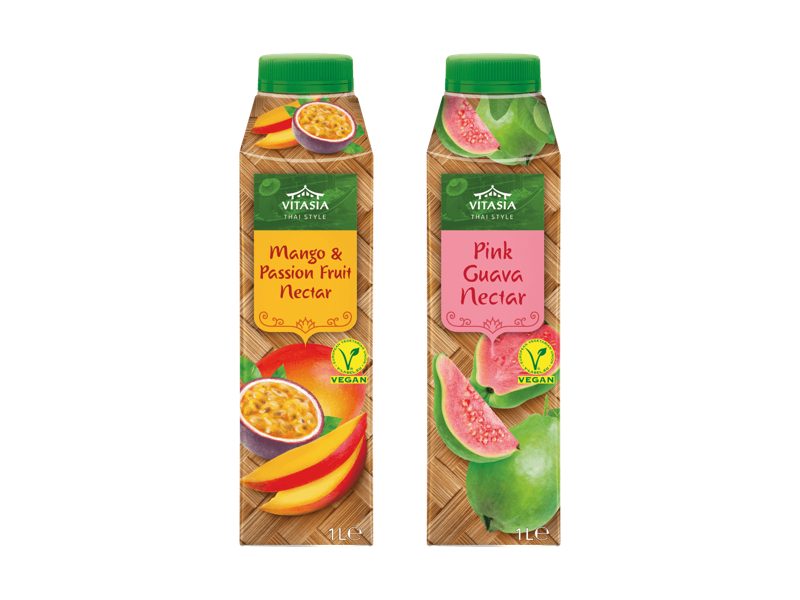 Mango Maracuja oder Guaven Nektar