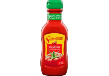 Klasikinis SUSLAVIČIAUS pomidor. kečupas, 1kg