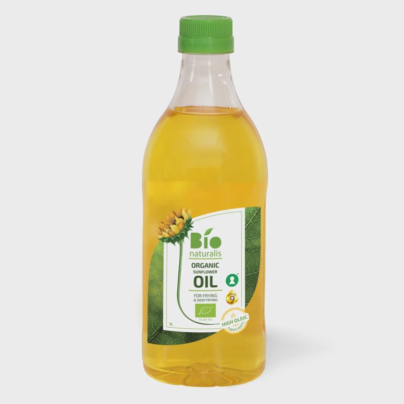 Ekol. saulėgražų aliejus BIONATURALIS, 1 l