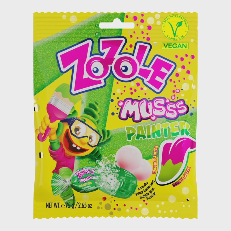 Saldainiai ZOZOLE MUSSS BUBBLE GUM, 75 g