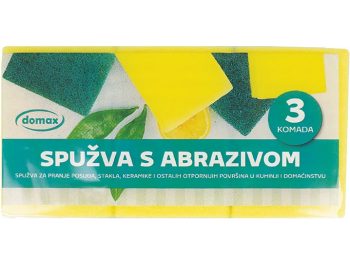 Domax spužvica s abrazivom 3 kom