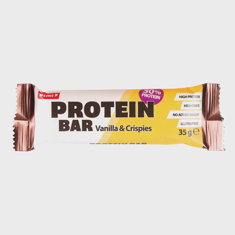 Baltym. baton. VANILLA & CRISPIES RIMI, 35 g