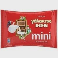 ΙΟΝ Σοκολατάκια Mini Γάλακτος Σακούλα 350gr