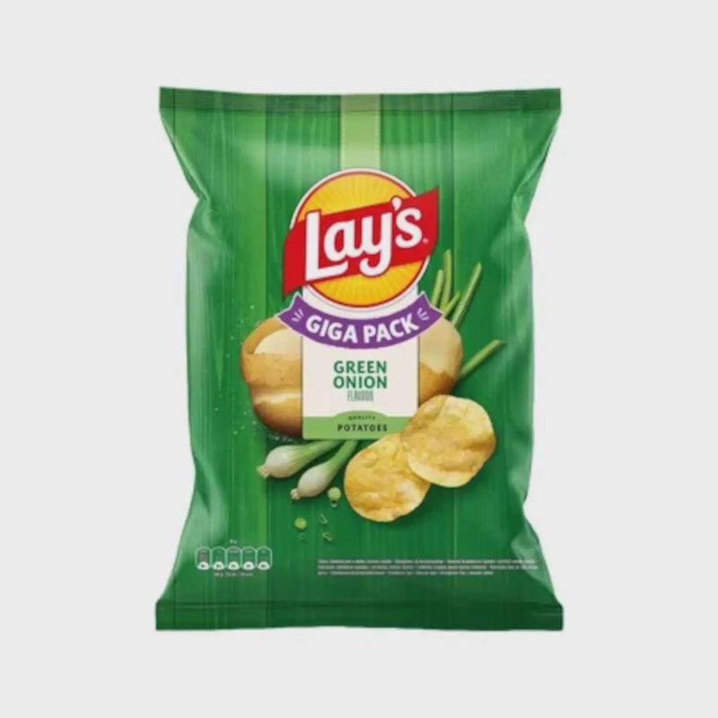 Ž. svogūnų sk. bulvių traškučiai LAYS, 250 g