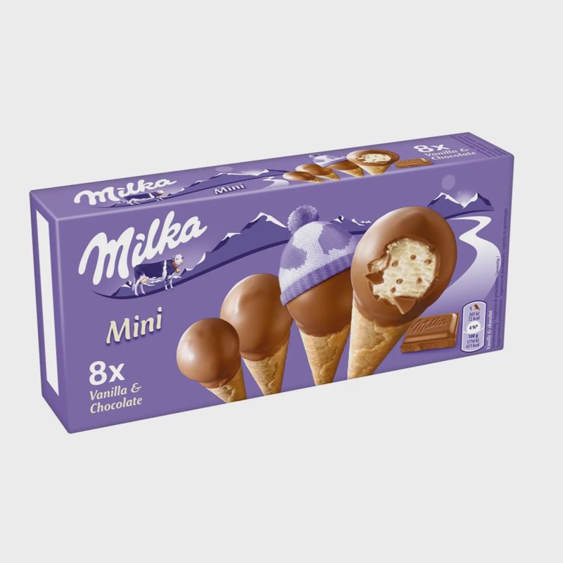 Valg. ledai MILKA su pien. šokol., 200ml/141g