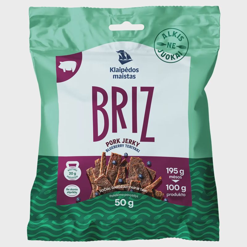 Vyt. terijaki kiaul. juostelės BRIZ a.r., 50g