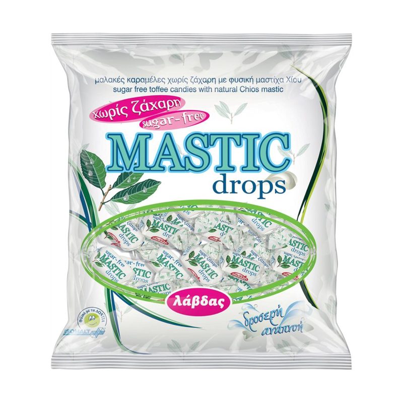 Λάβδας Καραμέλες Mastic Drops Sugar Free 150gr