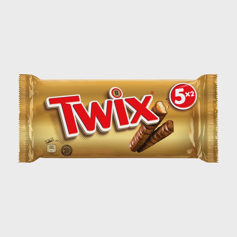 Šokoladinis batonėlis TWIX, 5 x 50 g