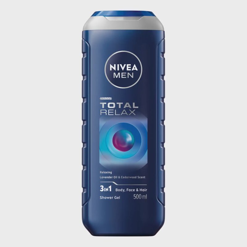 Dušo gelis vyr. NIVEA MEN TOTAL RELAX, 500 ml